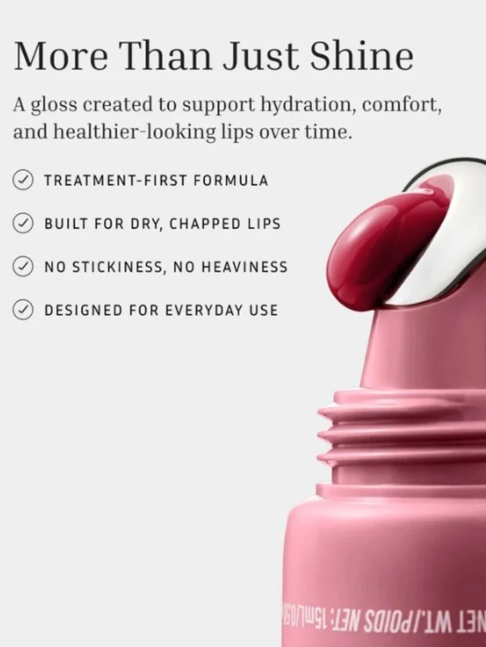 Lithe Hydra Gloss Nourishing Lip Treatment In -Plush Full Size NWT